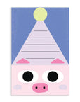 Cartes d'invitation - Anniversaire animaux (paquet de 6)